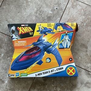 Marvel X-Men X-Jet & Storm Action Figure Set - Blue